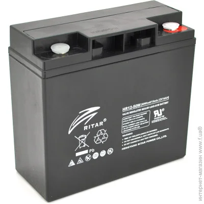 Аккумулятор для ИБП Ritar HR1250W 12V/14Ah AGM Black Аккумулятор для ИБП Ritar HR1250W 12V/14Ah AGM Black