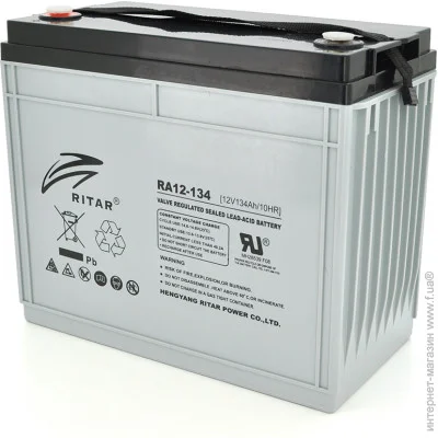    Ritar RA12-134 12V/134Ah AGM Gray