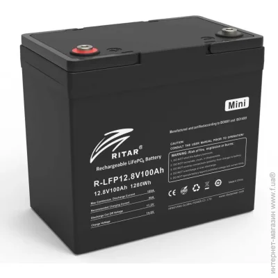    Ritar R-LFP 12.8V/100Ah-MINI LiFePO4