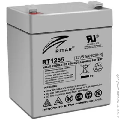    Ritar RT1255 12V/5.5Ah AGM Gray