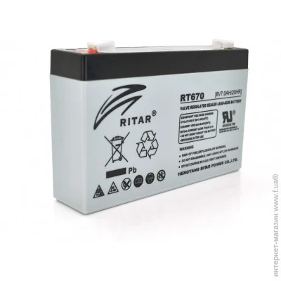    Ritar RT670 6V/7Ah AGM