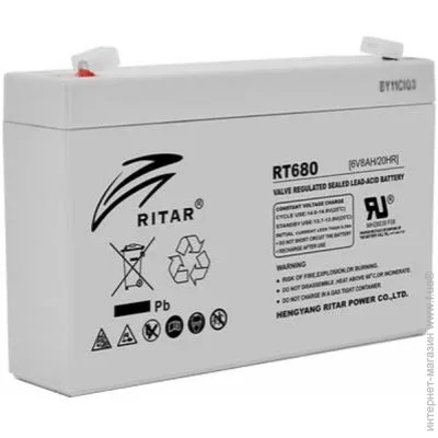    Ritar RT680 6V/8Ah AGM