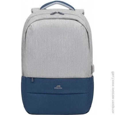    RivaCase 7567 (Grey/ Dark Blue)