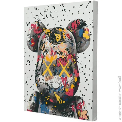    Riviera Blanca Bearbrick 40x50  (RB-0802)