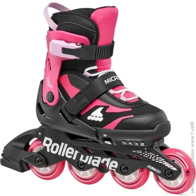   Rollerblade  Microblade 33-36.5 Black/Pink (1012-86B0751530-NJ02-33-36.5)