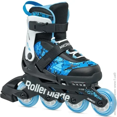   Rollerblade  Microblade SL 33-36.5 Black/Blue (1012-86B0751540-NF02-33-36.5)