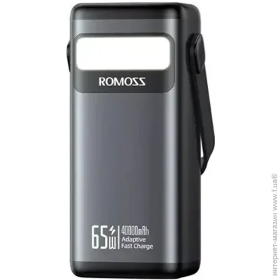  Romoss PMT40 40000mAh 65W Black (PMT40-182-2133H)