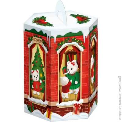 Roshen Набор подарочный Новогодний праздник 438 г Roshen Набор подарочный Новогодний праздник 438 г