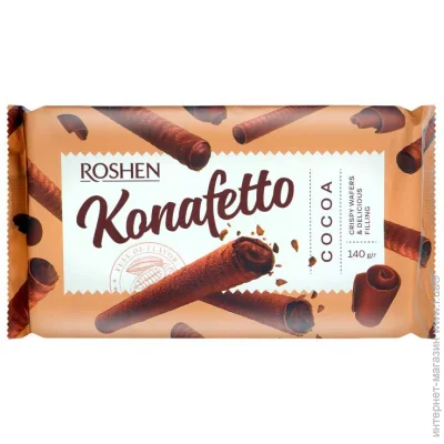   Roshen   - Konafetto Cocoa 140 