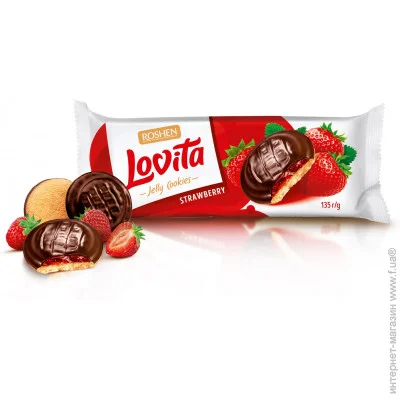  Roshen Lovita Jelly Cookies       135 