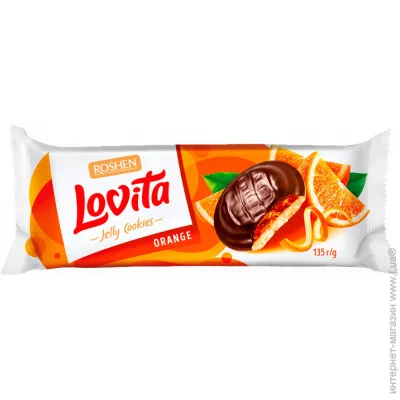  Roshen Lovita Jelly Cookies       135 