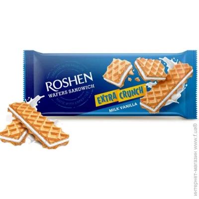  Roshen Wafers Sandwich Crunch -  142 