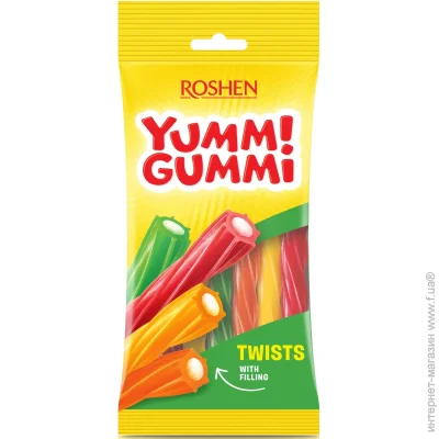   Roshen Yummi Gummi Twists 70 