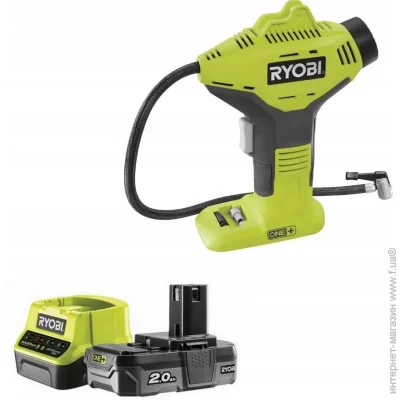 Насос автомобільний Ryobi акумуляторний R18PI-120GJ Насос автомобільний Ryobi акумуляторний R18PI-120GJ