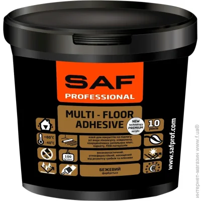 Saf Professional     MULTI-FLOOR ADHESIVE  6
