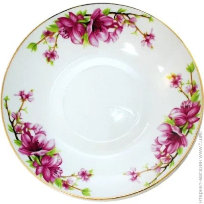 Блюдце S&T Сакура 14см 6 шт. (2057) Блюдце S&T Сакура 14см 6 шт. (2057)