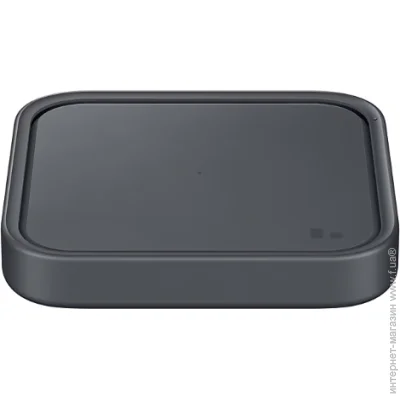   Samsung 15W Wireless Charger Pad w/o TA EP-P2400BBEGEU / Dark Gray (EP-P2400BBEGEU)
