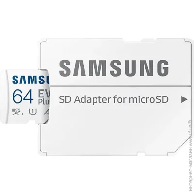  ' MEMORY MICRO SDXC EVO+ 64GB/V10 W/A MB-MC64SA/EU SAMSUNG (MB-MC64SA/EU)