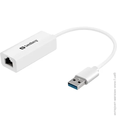  Ethernet Sandberg USB 3.0 Type A  Ethernet RJ45 1000 / (133-90)