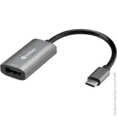 Sandberg  USB 3.1 Type- --> HDMI (F), 4K Sandberg (136-36)