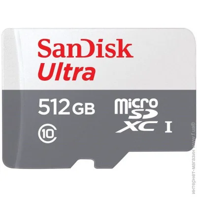  ' Sandisk 512GB Ultra microSDXC Class 10 UHS-I (SDSQUNR-512G-GN3MN)