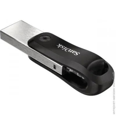   SanDisk 128GB iXpand Go USB 3.0 / Lightning Apple (SDIX60N-128G-GN6NE)