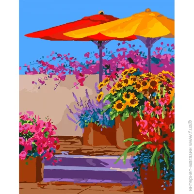 Santi Картина по номерам Яркое лето 40x50 см Santi Картина по номерам Яркое лето 40x50 см