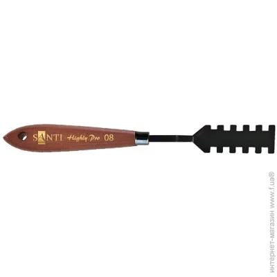 Santi Мастихін металевий "Santi" HP-20, прямокутний, довжина 6,3 см (5056574413093) Santi Мастихін металевий "Santi" HP-20, прямокутний, довжина 6,3 см (5056574413093)