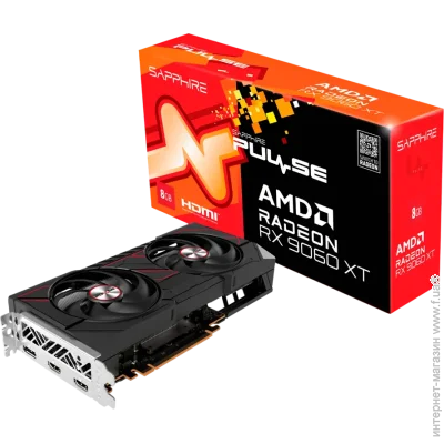  Sapphire PULSE AMD RADEON RX 9060 XT 8GB GAMING OC (11350-04-20G)