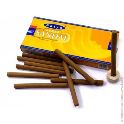 Аромаконусы Satya Аромат для дому Супер Сандал, пилкова пахощі Аромапалички (20486) Аромаконусы Satya Аромат для дому Супер Сандал, пилкова пахощі Аромапалички (20486)