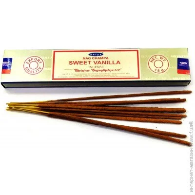 Аромапалочки Satya Аромат для дома Сладкая Ваниль, Пыльцовое благовоние (33784) Аромапалочки Satya Аромат для дома Сладкая Ваниль, Пыльцовое благовоние (33784)