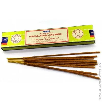 Аромапалички Satya Аромат для дому Гімалайський Жасмин, пилкова пахощі (33788) Аромапалички Satya Аромат для дому Гімалайський Жасмин, пилкова пахощі (33788)