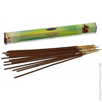 Аромапалички Satya Аромат для дому Тропічні Фрукти Пилковий аромат Аромапалочки (34267) Аромапалички Satya Аромат для дому Тропічні Фрукти Пилковий аромат Аромапалочки (34267)