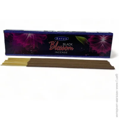 Аромапалочки Satya Аромат для дома Black Blossom (Черные Цветы) Пыльцовое благовоние Аромапалочки (35059) Аромапалочки Satya Аромат для дома Black Blossom (Черные Цветы) Пыльцовое благовоние Аромапалочки (35059)