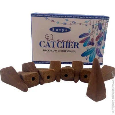 Аромаконусы Satya Аромат для дома Dream Catcher Конус Благовоние Аромапалочки (34986) Аромаконусы Satya Аромат для дома Dream Catcher Конус Благовоние Аромапалочки (34986)