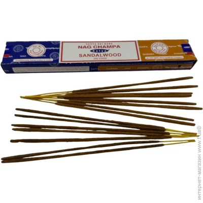 Satya Аромат для дома Nag Champa Sandalwood Пыльцовое благовоние Аромапалочки (36264) Satya Аромат для дома Nag Champa Sandalwood Пыльцовое благовоние Аромапалочки (36264)