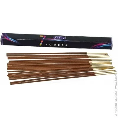 Satya Аромат для дома Powers Пыльцовое благовоние Аромапалочки (34220) Satya Аромат для дома Powers Пыльцовое благовоние Аромапалочки (34220)