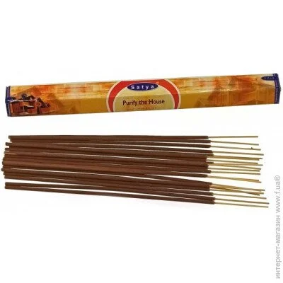 Аромапалички Satya Аромат для дому Purity House Пилковий аромат Аромапалочки (34233) Аромапалички Satya Аромат для дому Purity House Пилковий аромат Аромапалочки (34233)