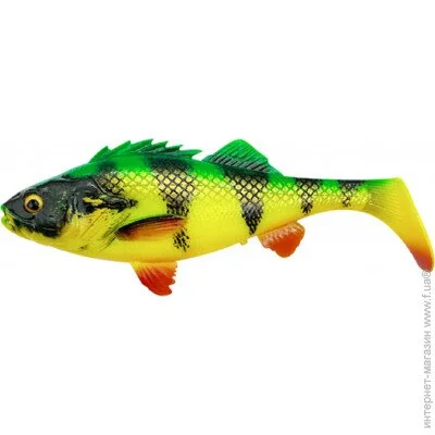   Savage Gear  4D Perch Shad 125mm 20.0g Firetiger () () (73957)