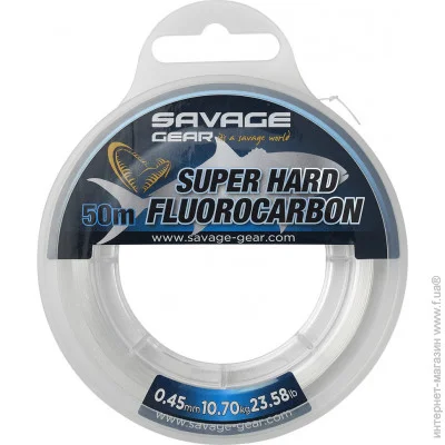 Savage Gear  Super Hard 50m 0.45mm 10.70kg Clear (74489)