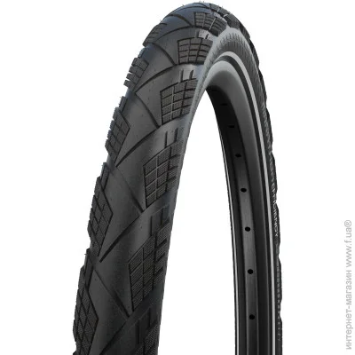 Schwalbe  28x2.15 (55-622) Schwalbe MARATHON EFFICIENCY Evo, Super Race, V-Guard, F B/B-SK+ RT HS617 ADDIX Race 67EPI 38B (TIR-75-70)