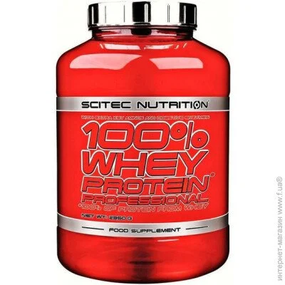  Scitec Nutrition 100% Whey Protein Professional 2350 g /78 servings/ Banana (000004454)