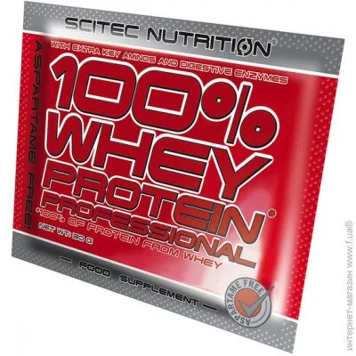 Scitec Nutrition 100% Whey Protein Professional 30 g /1 servings/ Kiwi Banana (000010779)