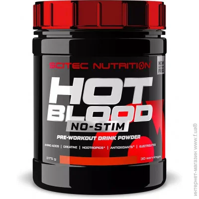 Scitec Nutrition   Scitec Hot Blood No-Stim, 375  