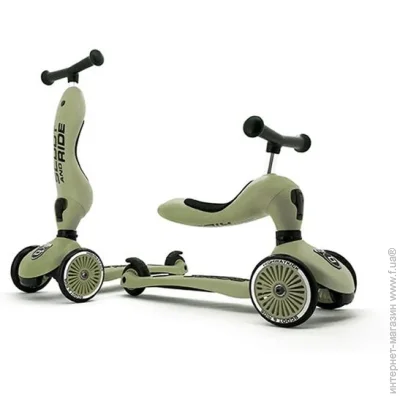  ʳ Scoot And Ride Highwaykick-1 Olive (SR-160629-OLIVE)  50  