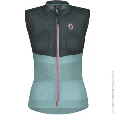 Scott   AirFlex W"s Light Vest Protector M Tree Green/Pale Pink (1081-271917.7040.007)
