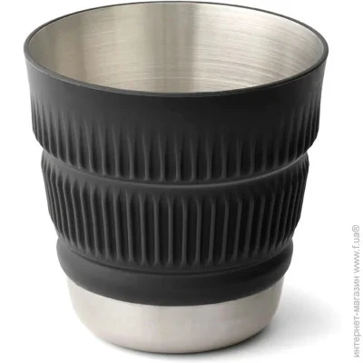   Sea To Summit Detour Stainless Steel Collapsible Mug Beluga Black (1033-STS ACK039031-050101)