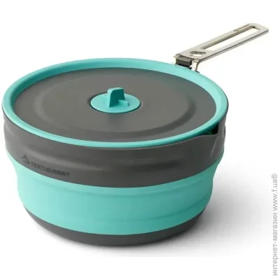  Sea To Summit Frontier UL Collapsible Pot 2.2 L Aqua Blue (1033-STS ACK025021-390201)