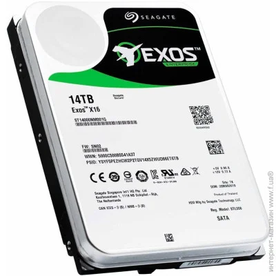   Seagate HDD Server Exos X18 HDD 512E/4KN (3.5"/ 14TB/ SATA 6Gb/s / 7200rpm) (ST14000NM000J)