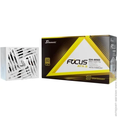 Seasonic   ATX 850W FOCUS-GX-850-ATX31-WH (2721186081)